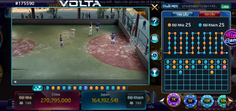 Minigame Volta Bàn Thắng Vàng tại RikVip Trải Nghiệm Sân Cỏ Săn Thưởng Đỉnh Cao